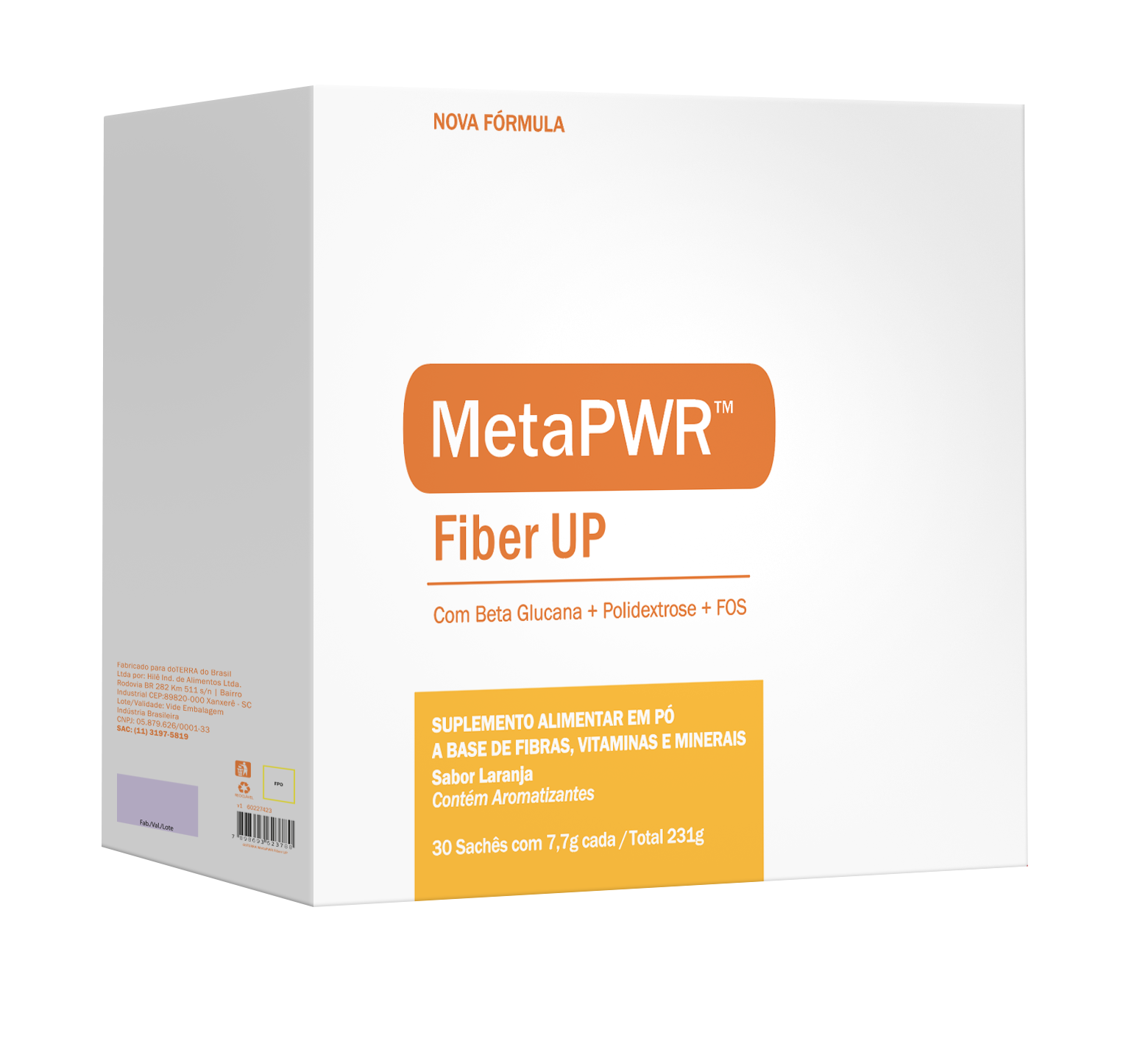 MetaPWR FiberUP Sachês